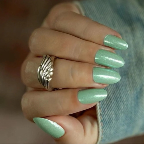 Color Street Take Care NAMI Mental Health Awareness Set Mint Green Glitter New - Picture 6 of 8